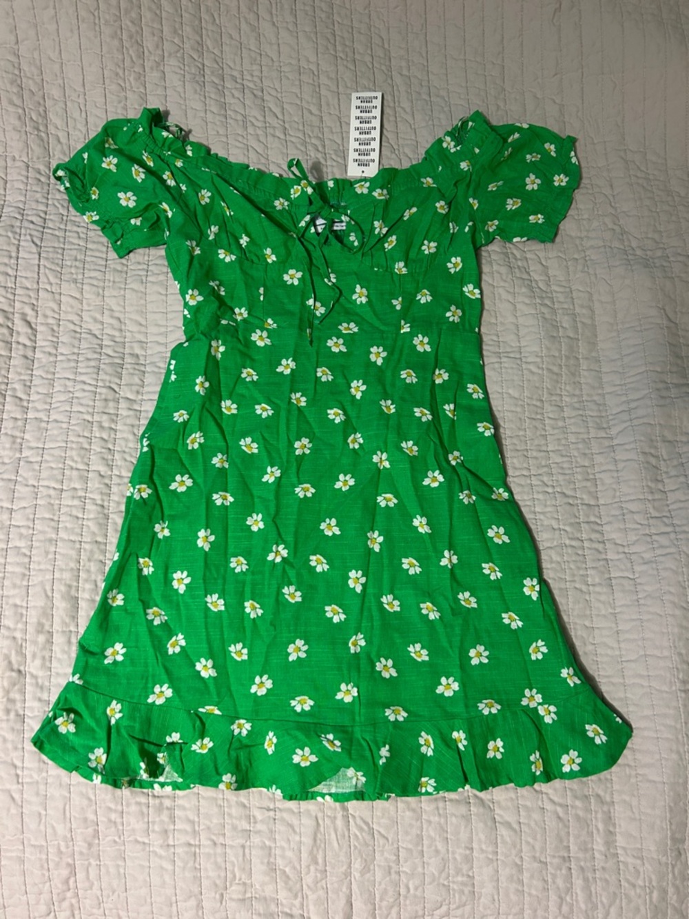 Urban Outfitters Green Floral Dress - Small